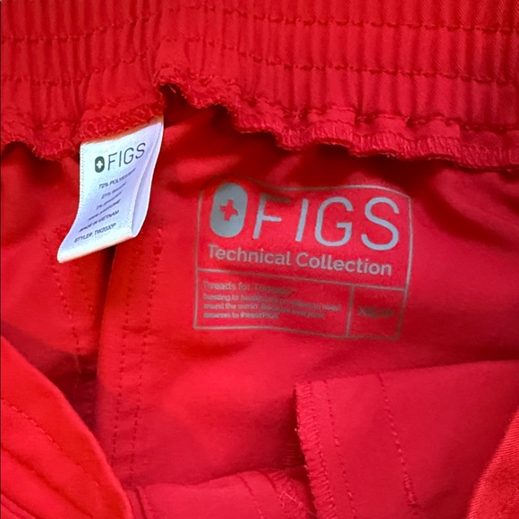 Figs Technical Collection Red Pants - Picture 2 of 5
